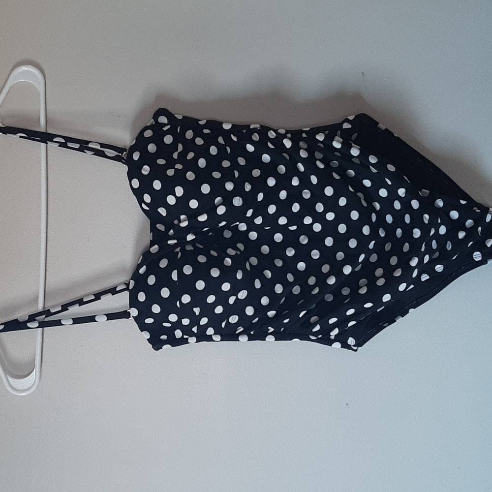 Polka Dot Bathing Suit ~ Size 8